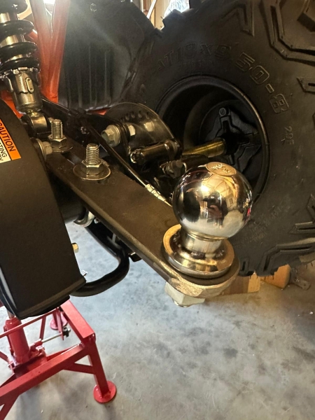 Komplette Anhängerkupplung für Kayo Quad AT110 /AT125 /AU125